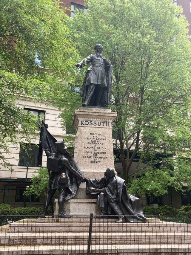 A New York-i Kossuth szobornál is jártam!